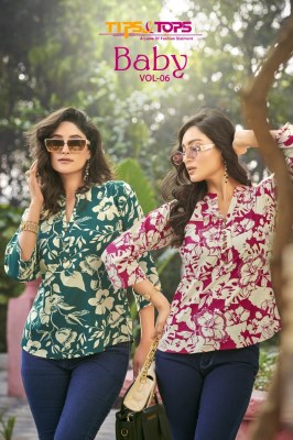 baby vol 6 by Tips tops Heavy reyon fancy Short tops western wear collection in budget rate Tips and tops