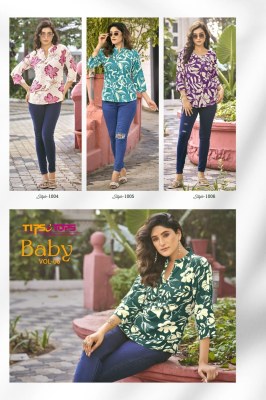 baby vol 6 by Tips tops Heavy reyon fancy Short tops western wear collection in budget rate western wear catalogs