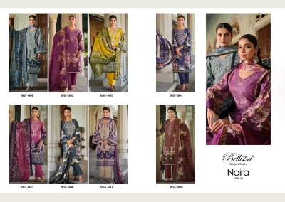 belliza designer studio by naira vol 28 pure cotton digital printed unstitched dress material catalogue at low rate   salwar kameez catalogs