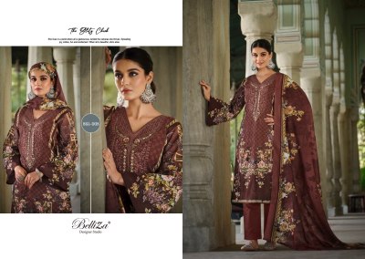 belliza designer studio by naira vol 28 pure cotton digital printed unstitched dress material catalogue at low rate   salwar kameez catalogs