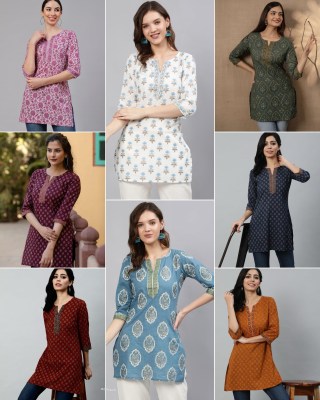 blush 2 presented Cotton Printed Tops for Regular and Office wear in low rate western wear catalogs
