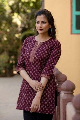 blush 2 presented Cotton Printed Tops for Regular and Office wear in low rate western wear catalogs