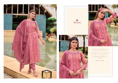 chand vol 1 by shreen digital printed fancy kurti pant and dupatta catalogue at amaviexpo readymade suit catalogs