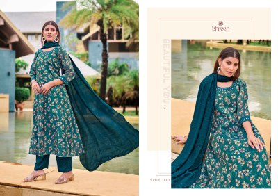 chand vol 1 by shreen digital printed fancy kurti pant and dupatta catalogue at amaviexpo readymade suit catalogs