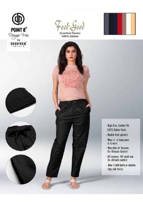 deeptex feel good comfort pant pure cotton printed pant catalogue wholesale  Deeptex suits 