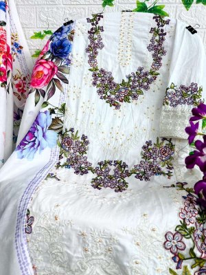 dinsaa suits new launch crimson super summer collection vol 1  pure cotton self embroidery work Pakistani suits catalogue wholesale rate  pakistani suit catalogs
