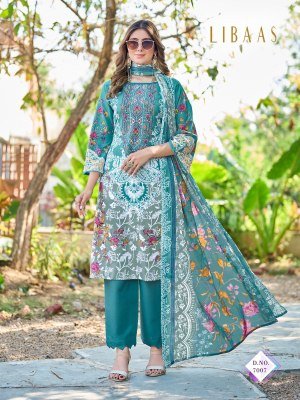 Ganesha Libaas Vol 7 Karachi Dress Material Mal Cotton Catalogue Pcs Wholesale Rate  Karachi suits catalogs