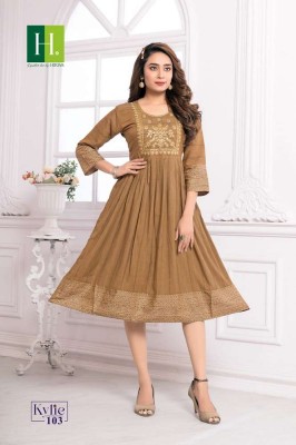 h dot by hirwa kylie festive wear ghera stylish wholesale Kurti catalogue Surat  kurtis catalogs