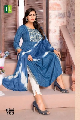 h dot by hirwa new launch kiwi naira 3 piece ready made suits wholesale price  kurtis catalogs