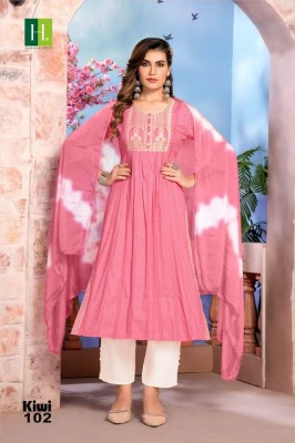 h dot by hirwa new launch kiwi naira 3 piece ready made suits wholesale price  kurtis catalogs