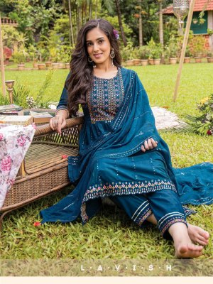 heritage collection by zoya premium chanderi silk flared kurti pant with dupatta at wholesale rate kurtis catalogs