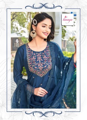 hinaya by Alexa vol 1 designer roman silk fancy readymade suit catalogue at low rate readymade suit catalogs