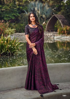 kashvi cfreation by black beauty jimmy chu fabric  with blouse saree catalog at wholsale price    sarees catalogs