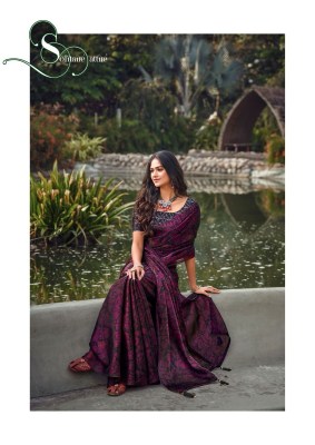 kashvi cfreation by black beauty jimmy chu fabric  with blouse saree catalog at wholsale price    sarees catalogs