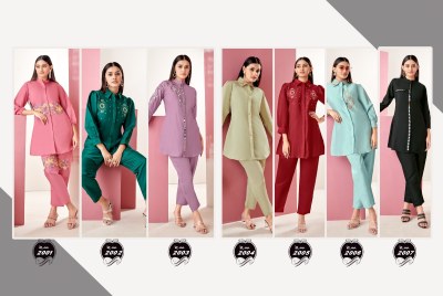 khushi fashion by viyaana cord set catalog at wholesale price kurtis catalogs