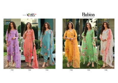 lady leela present rubina exclusive digital printed readymade suit catalogue  readymade suit catalogs
