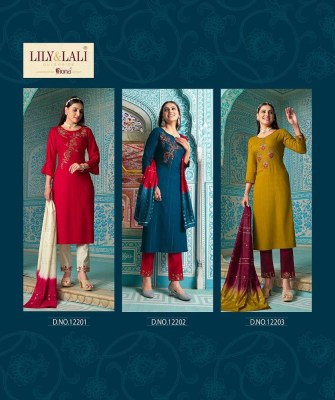 lily and lali new launch moonlite elegance Viscose Swarovski work And Embroidery work festival collection ready made salwar kameez   kurtis catalogs
