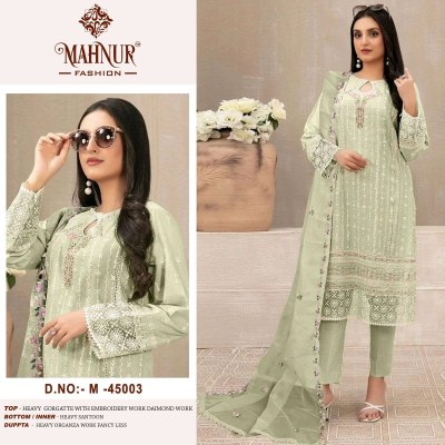 mahnur vol 45 by mahnur fashion georgette embroidered unstitched dress material catalogue salwar kameez catalogs