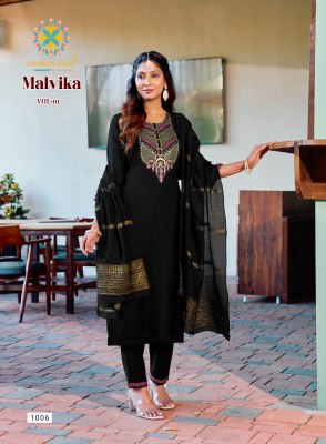 malvika vol 1 by Passion Tree Straight Kurti with pant and dupatta catalogue at affordable rate readymade suit catalogs