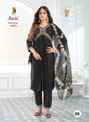 master by gharana fancy embroidered alia cut kurti pant and dupatta at wholesale rate kurtis catalogs
