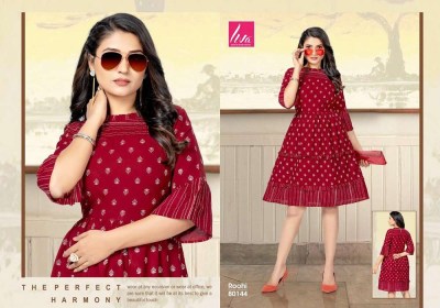 mayra presents roohi Heavy Viscose Rayon frock stylish anarkali Kurti wholesaler  kurtis catalogs