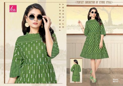 mayra presents roohi Heavy Viscose Rayon frock stylish anarkali Kurti wholesaler  kurtis catalogs