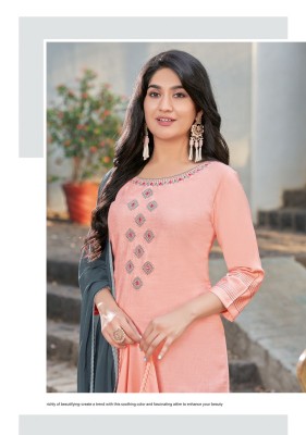 mittoo by saara vol 3 heavy reyon embroidery with handwork kurti palazzo and dupatta catalog at wholesale rate kurtis catalogs