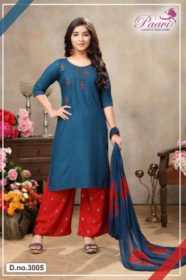 paavi presents alokhi vol 3 rayon Kurti palazzo and dupatta set New Kurti catalogue kurtis catalogs