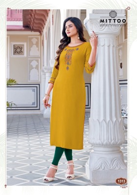 palak vol 36 by mitto heavy reyon embroidered kurti catalogue at affordable rate kurtis catalogs