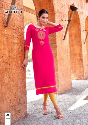palak vol 38 by Mittoo heavy reyon embroidered kurti catalogue at affordable rate  kurtis catalogs