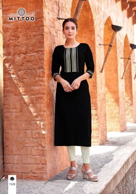 palak vol 38 by Mittoo heavy reyon embroidered kurti catalogue at affordable rate  kurtis catalogs