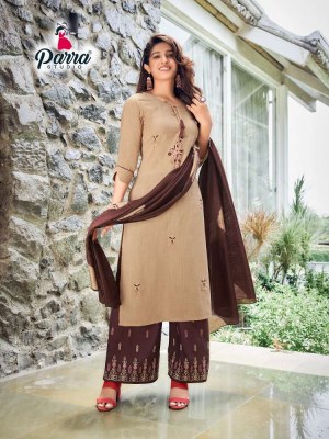 parra studio vastram premium 3 pice  plazzo house designer Concept  Kurti catalogue wholesale rate  kurtis catalogs