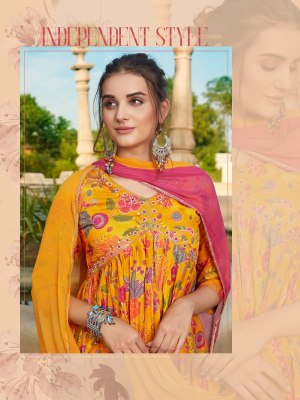 pirohi by rajavir by heeriye vol 2 muslin print pure handwork neck design kurti pant and dupatta catalog at wholesale price kurtis catalogs