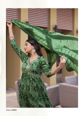 pooja vol 10 by Mystic 9 Premium Quality rayon foil printed top pant with bottom catalogue at low rate readymade suit catalogs