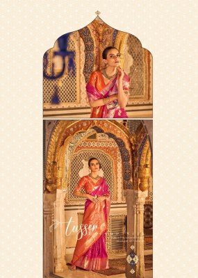 rajyog rajpath by angelica Launching an astonishing Color Range tussar silk saree cataliog at wholesale price sarees catalogs