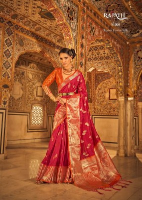 rajyog rajpath by angelica Launching an astonishing Color Range tussar silk saree cataliog at wholesale price sarees catalogs