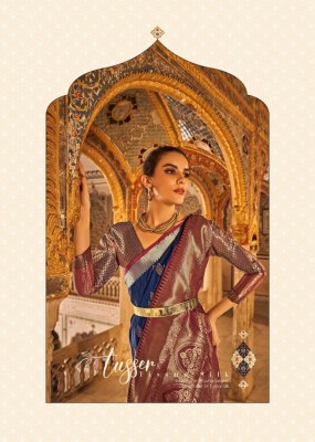 rajyog rajpath by angelica Launching an astonishing Color Range tussar silk saree cataliog at wholesale price sarees catalogs