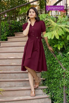 rangmaya new urban fancy Bombay imported western top collection   kurtis catalogs