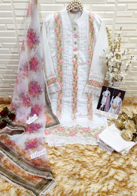 readymade collection by Zarqash Heavy gorgette  embroidered with pleats and laces pakistani suit catalog at wholesale price pakistani suit catalogs