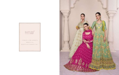 sayuri designer vartika real georgette full stitched gown dress wholesaler in Surat  kurtis catalogs