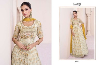 sayuri designer vartika real georgette full stitched gown dress wholesaler in Surat  kurtis catalogs