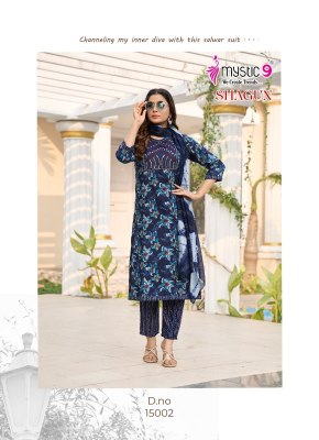 shagun vol 15 by Mystic 9 Premium quality reyon capsule printed readymade suit catalogue at low rate readymade suit catalogs