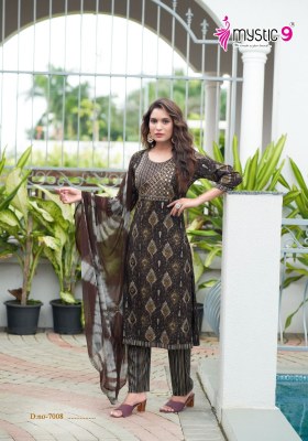 shagun vol 7 by mystic 9 capsuale foil printed readyamade suit catalogue readymade suit catalogs