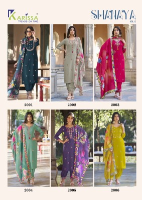 shanaya vol 2 by Krissa Premium liva tag reyon top Afghani  with dupatta catalogue readymade suit catalogs