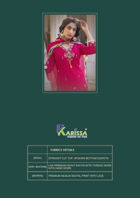 shanaya vol 2 by Krissa Premium liva tag reyon top Afghani  with dupatta catalogue readymade suit catalogs