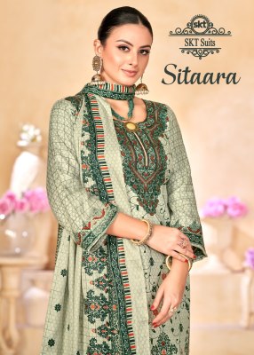 sitaara by skt suits pashmina woolen dress material catalogue at wholesale rate Amavi