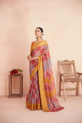 sr presents Meera Queen Chanderi Jequard Border designer saree catalogue wholesaler  sarees catalogs