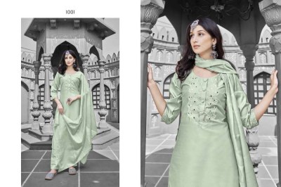 sweety fashion moscow fancy silk heavy handwork Kurti pants and dupatta set catalogue wholesale rate  kurtis catalogs