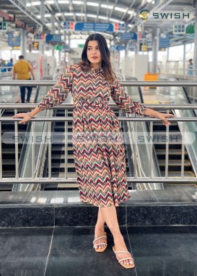 swish new launch Metrogirls  rich rayon printed Flair Kurti With Belt wholesale kurtis catalogs