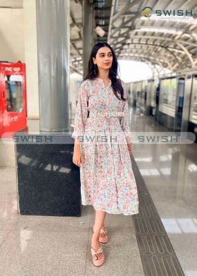 swish new launch Metrogirls  rich rayon printed Flair Kurti With Belt wholesale kurtis catalogs